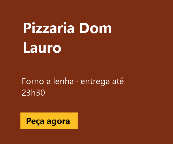 Pizzaria Dom Lauro: forno a lenha, entrega até 23h30